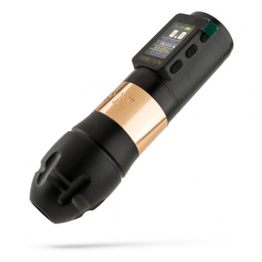 Беспроводная тату машинка Ambition Vibe Max Gold (4.0 мм)